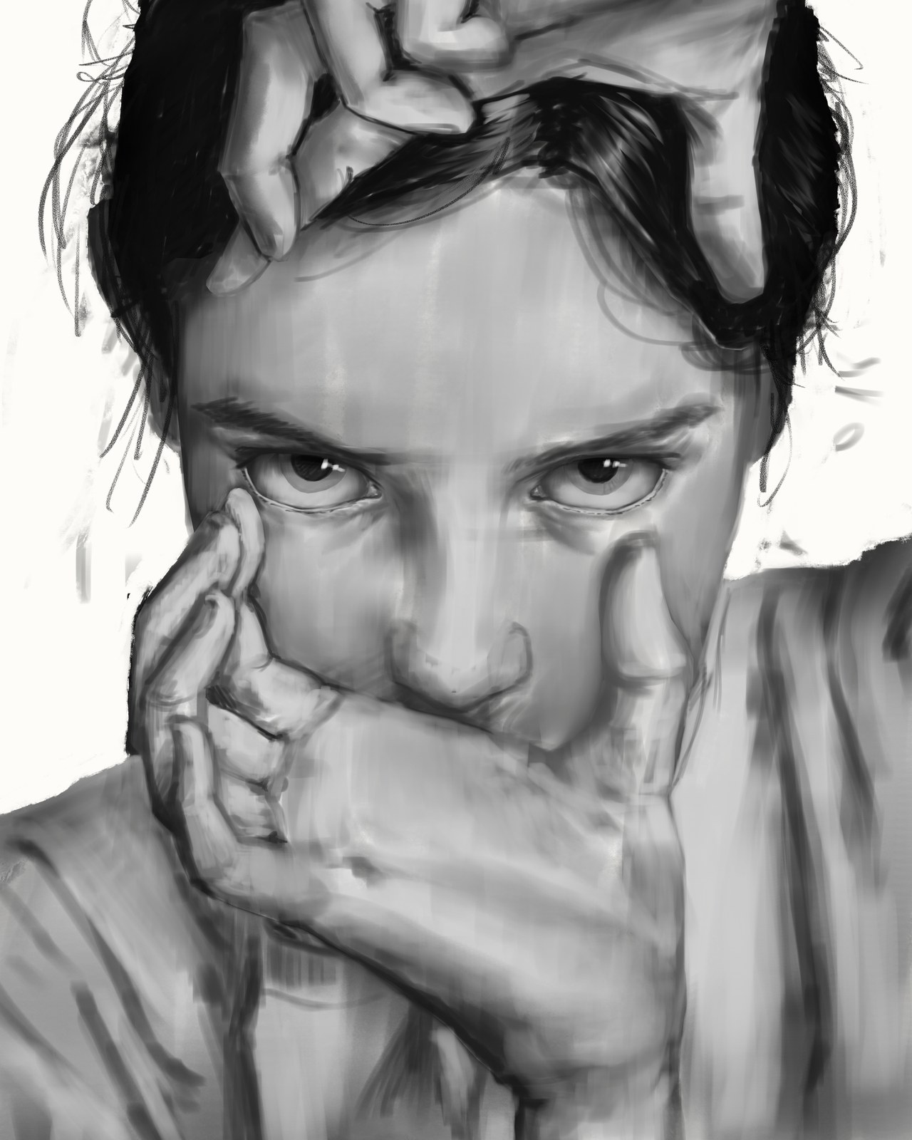 Illustration 4 sketch process