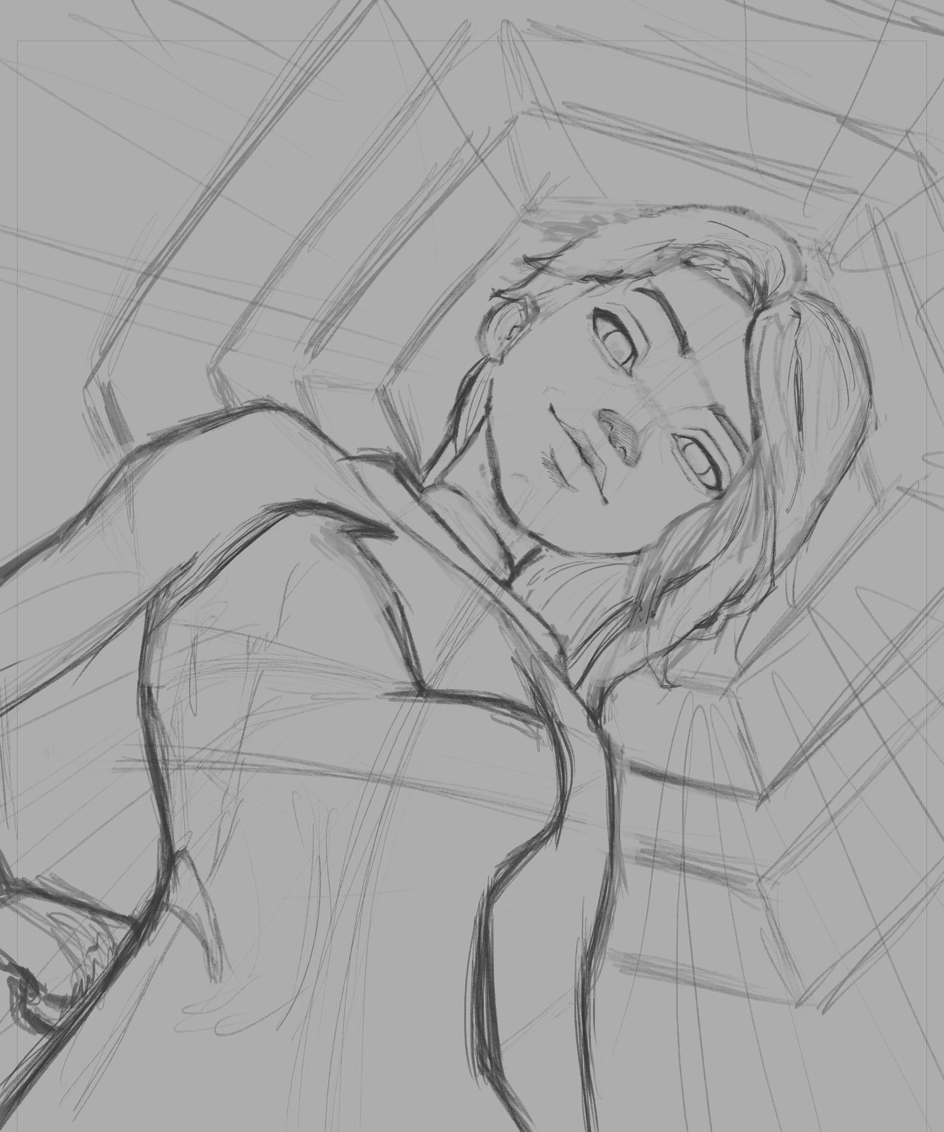 Illustration 7 sketch process