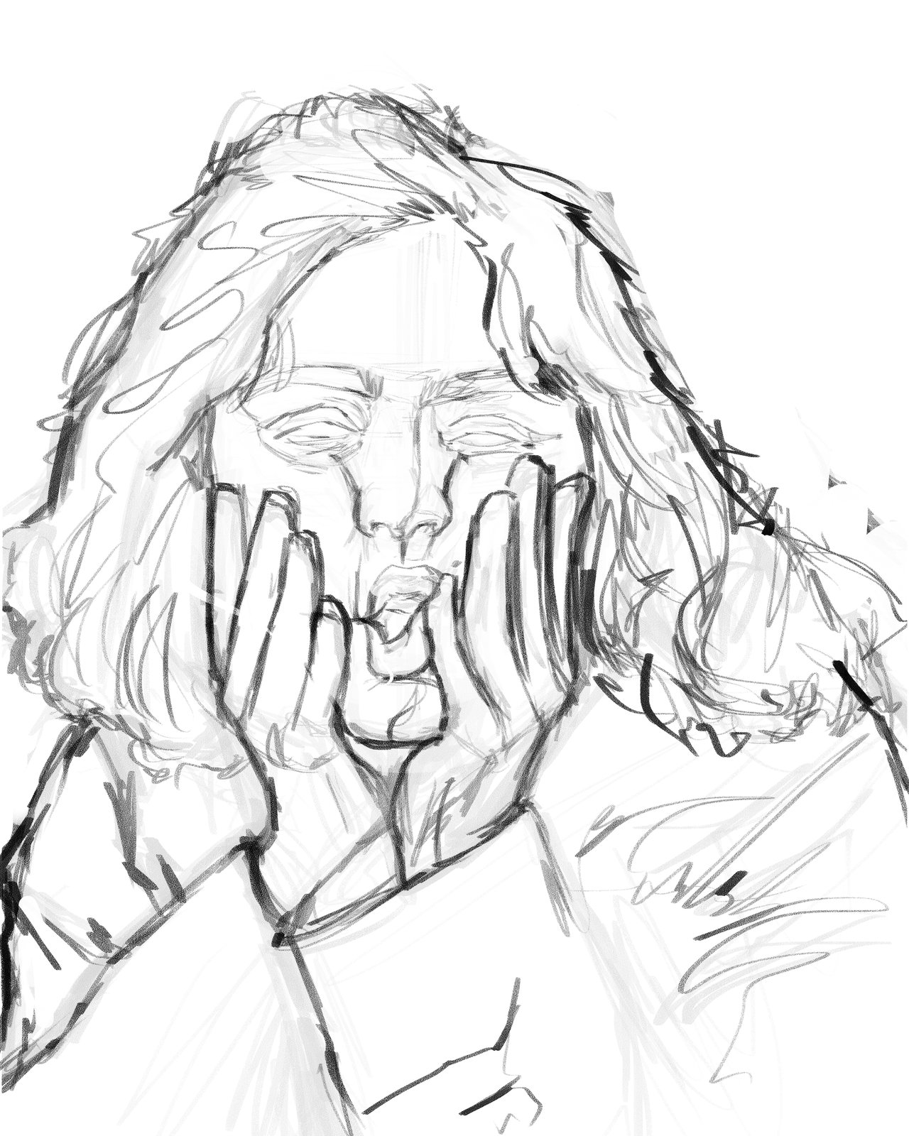 Illustration 10 sketch process