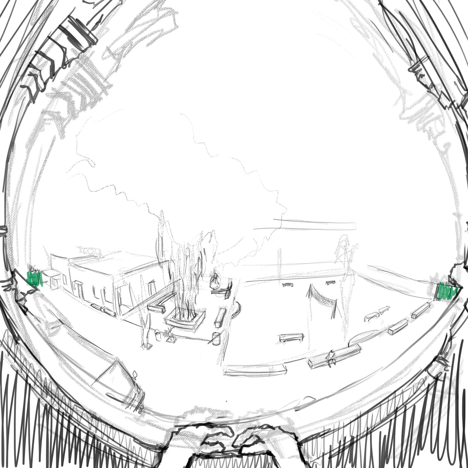 Illustration 12 sketch process