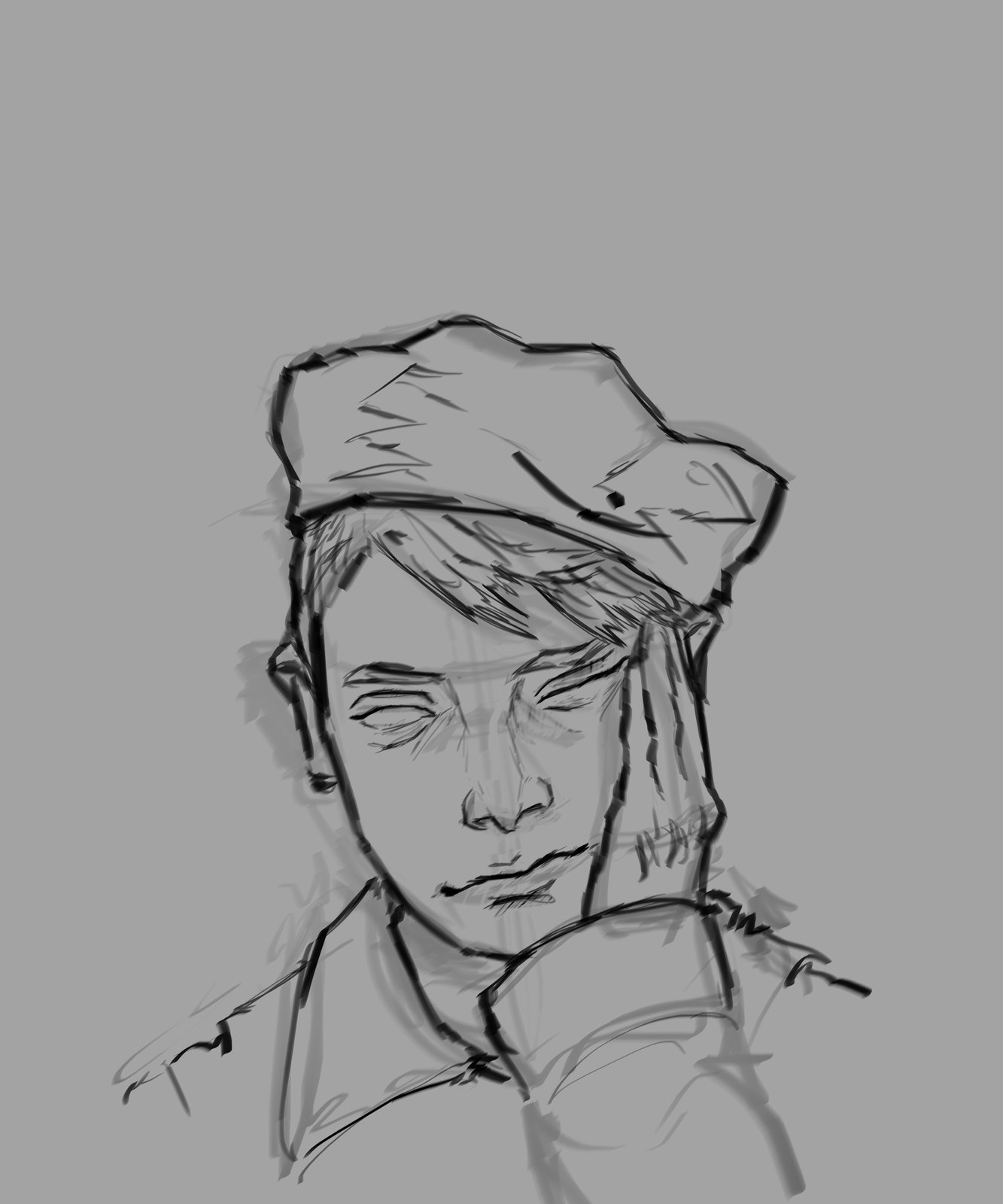 Illustration 16 sketch process
