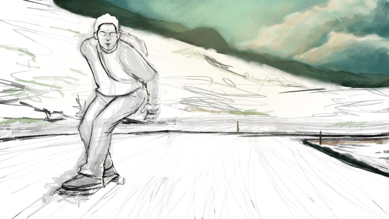 Illustration 19 sketch process