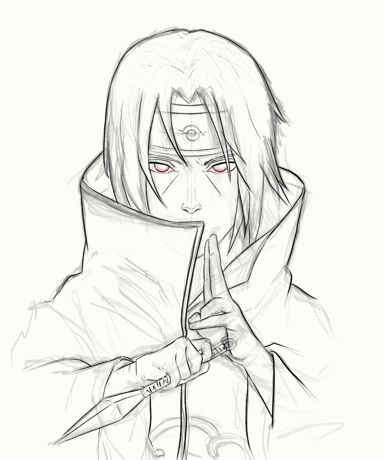 Illustration 20 sketch process