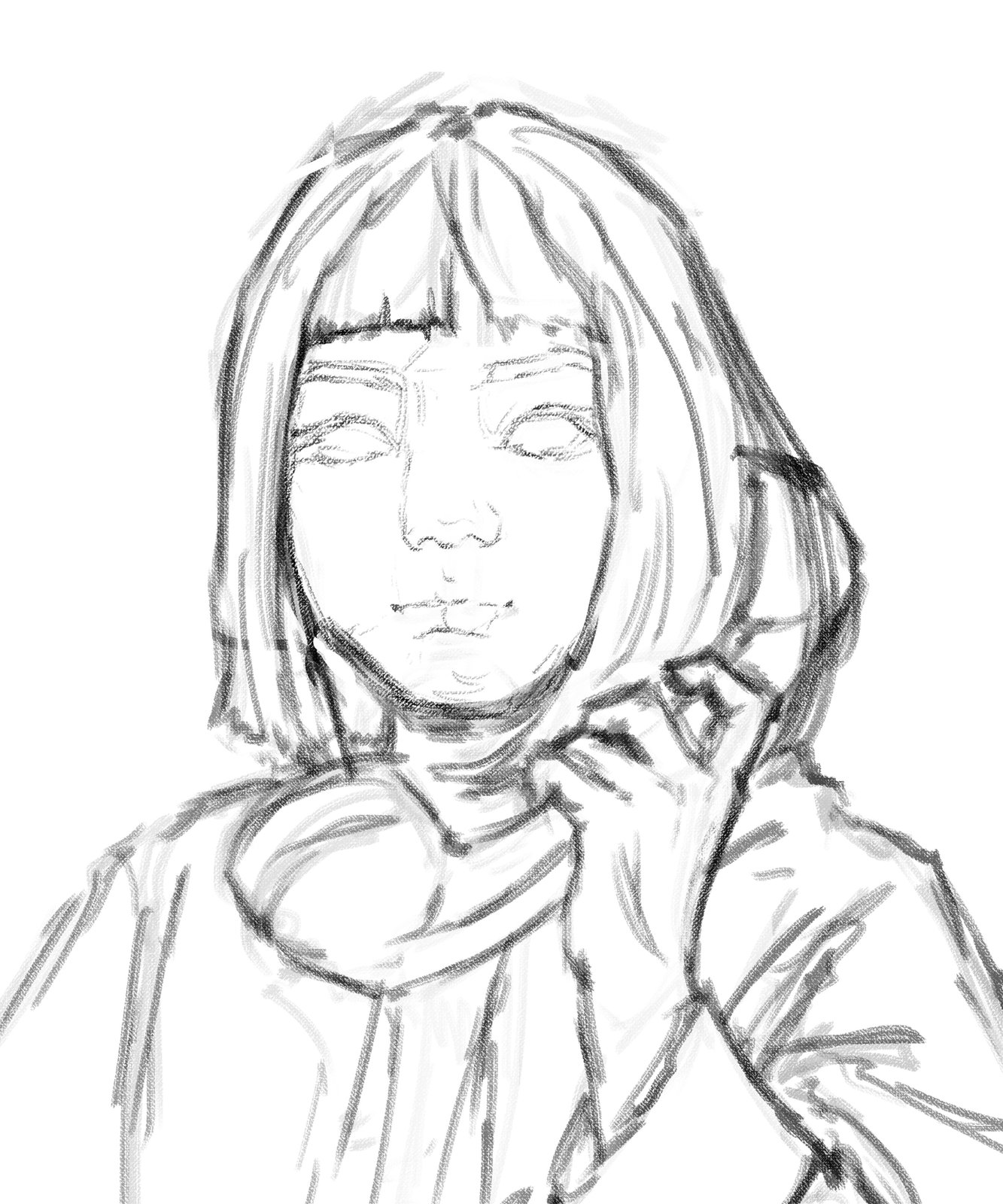 Illustration 24 sketch process